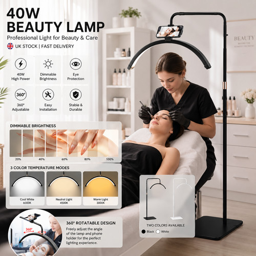 Half moon floor light - half,