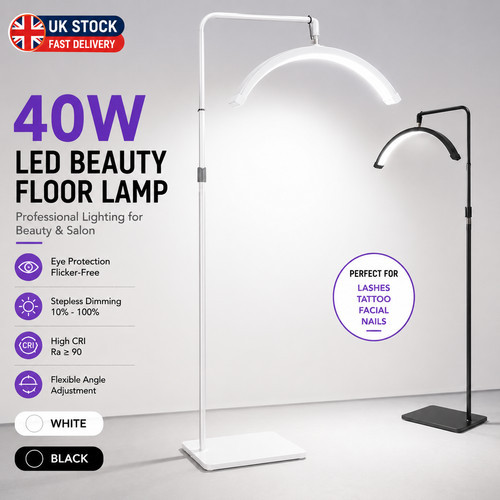 180cm 40w floor lamp led - 180cm, half