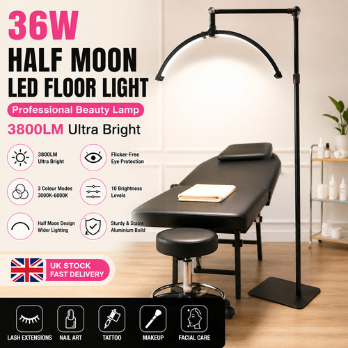 36w led half moon floor - led,